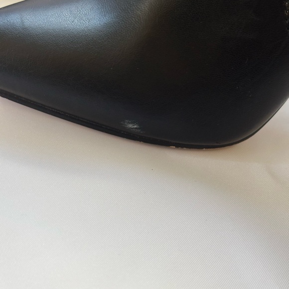 Catherine Malandrino Black Studded Ankle Boots Gold Studs Size 6.5 M - Picture 7 of 16